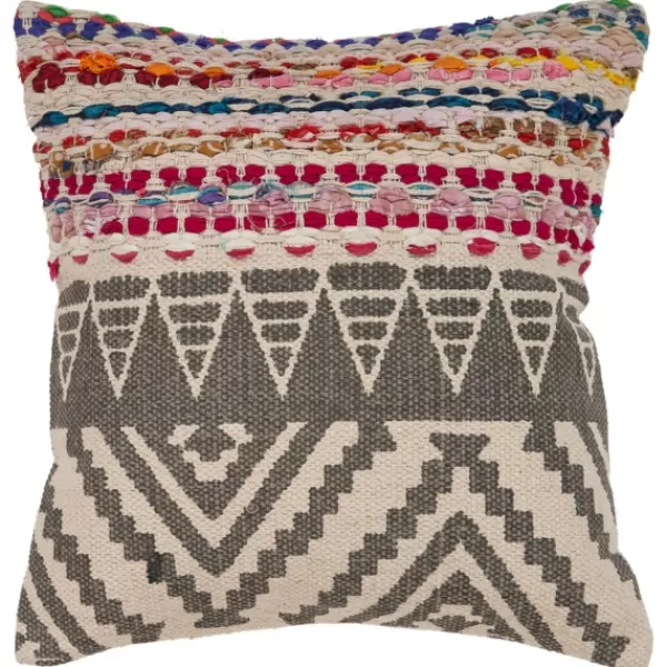 Pillows-Kirkland's Home Textured Geometric Boho Pillow Multi