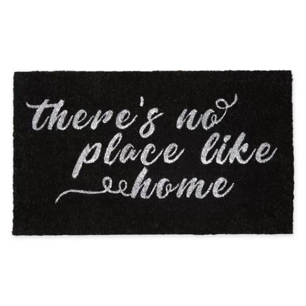 Doormats-Kirkland's Home There'S No Place Like Home Coir Doormat Black/White