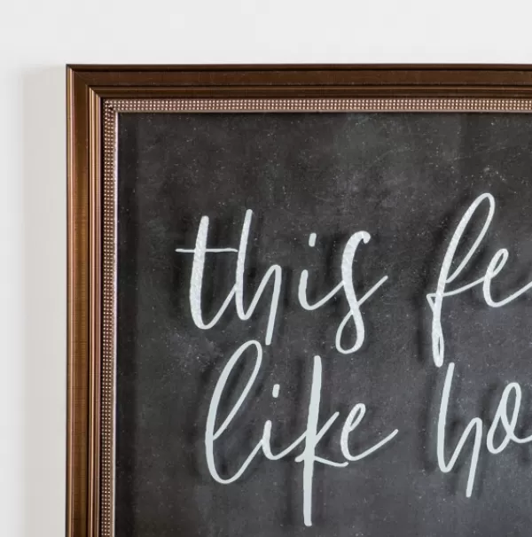 Wall Quotes & Signs-Kirkland's Home This Feels Like Home Wall Plaque Black