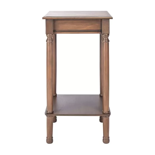 Accent & End Tables-Kirkland's Home Tilley Classic Square Accent Table Brown