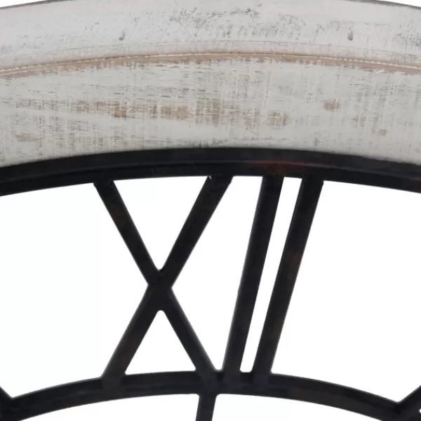 Clocks-Kirkland's Home Timeworn Cottage Clock White