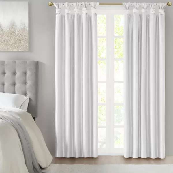 Curtains & Drapes-Kirkland's Home Total Blackout Curtain Panel, 95 In. White