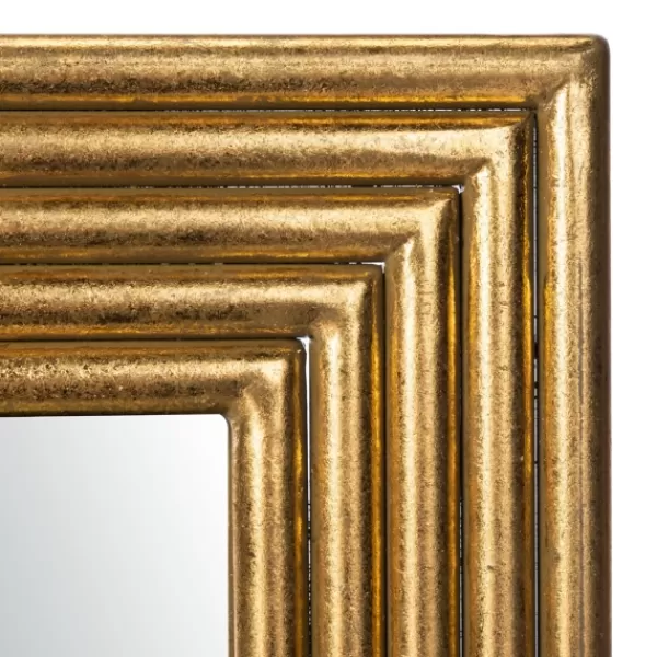 Decorative Mirrors-Kirkland's Home Trenla Gold Linear Wall Mirror