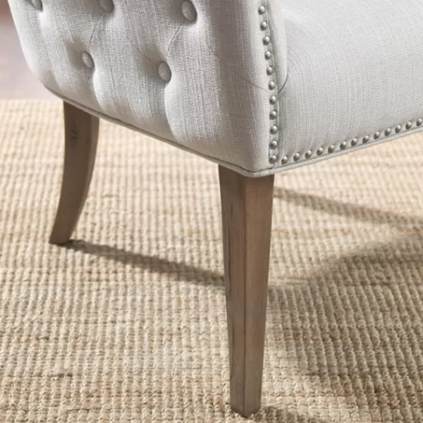Accent Chairs-Kirkland's Home Tufted Back Accent Chair Gray