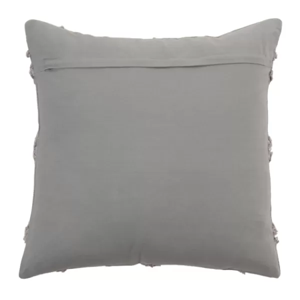 Pillows-Kirkland's Home Tufted Diamond Pillow Cover Gray