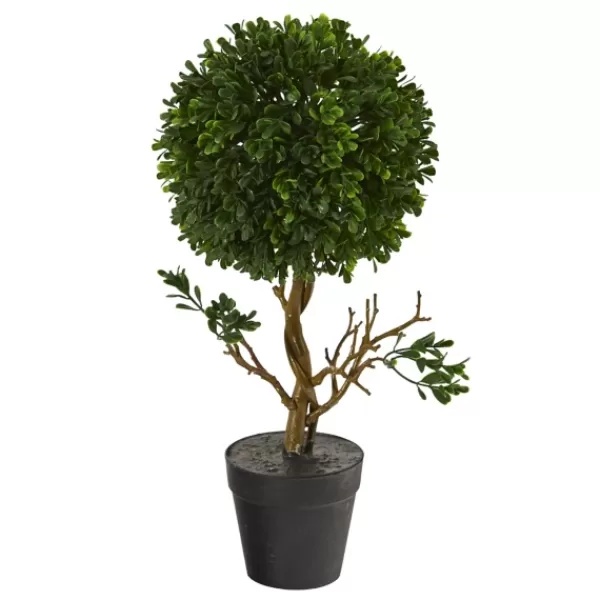 Trees & Topiaries-Kirkland's Home Uv-Safe Boxwood Topiary In Nursery Planter