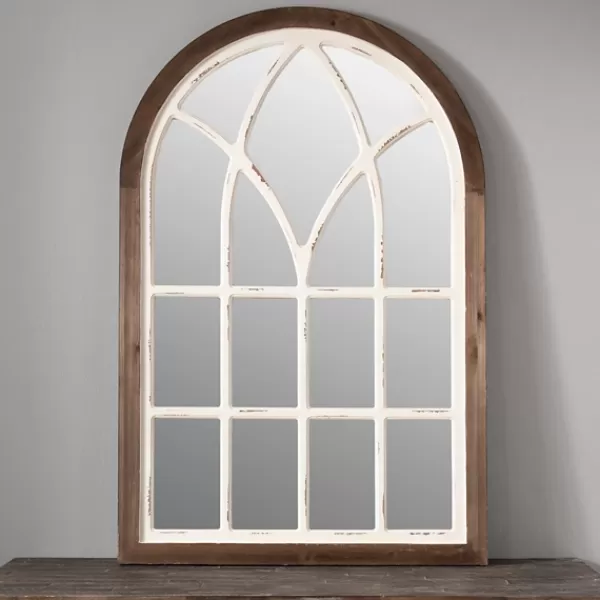 Decorative Mirrors-Kirkland's Home Vail Two-Tone Arch Wall Mirror