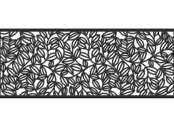 Doormats-Kirkland's Home Vine Rubber Doormat, 48X22 Black
