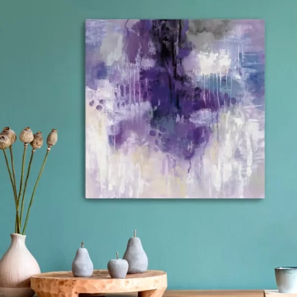 Canvas Art-Kirkland's Home Violet Rain Canvas Art Print Blue