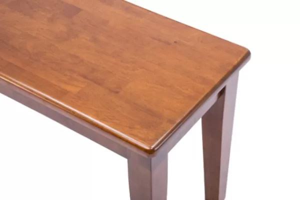 Dining Chairs-Kirkland's Home Walnut Wooden Dining Bench Brown