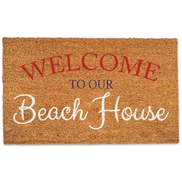 Doormats-Kirkland's Home Welcome To Our Beach House Doormat Tan/Multi