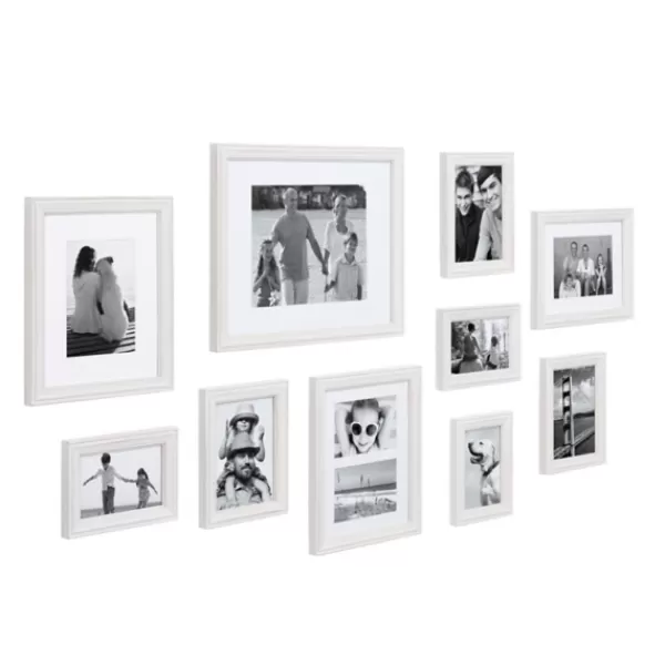 Gallery Wall Frames-Kirkland's Home White Bordeaux 10-Pc. Gallery Wall Frame Set