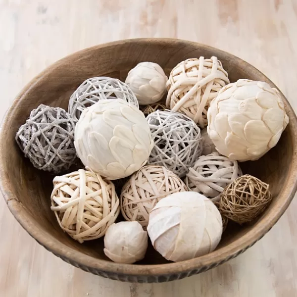 Bowl Filler-Kirkland's Home White Dried Orb Bag
