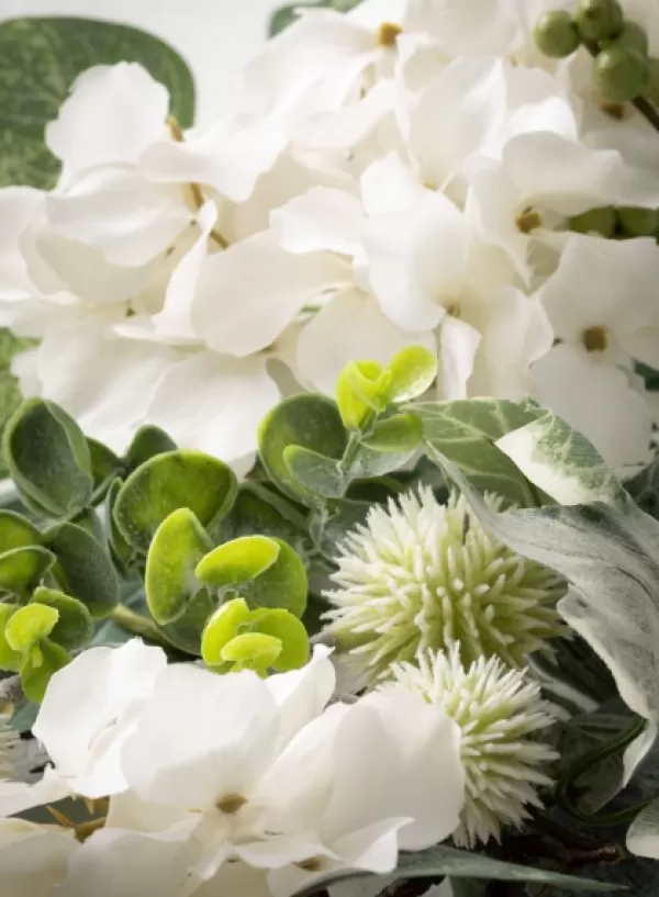 Arrangements & Greenery-Kirkland's Home White Hydrangea Garland White/Green