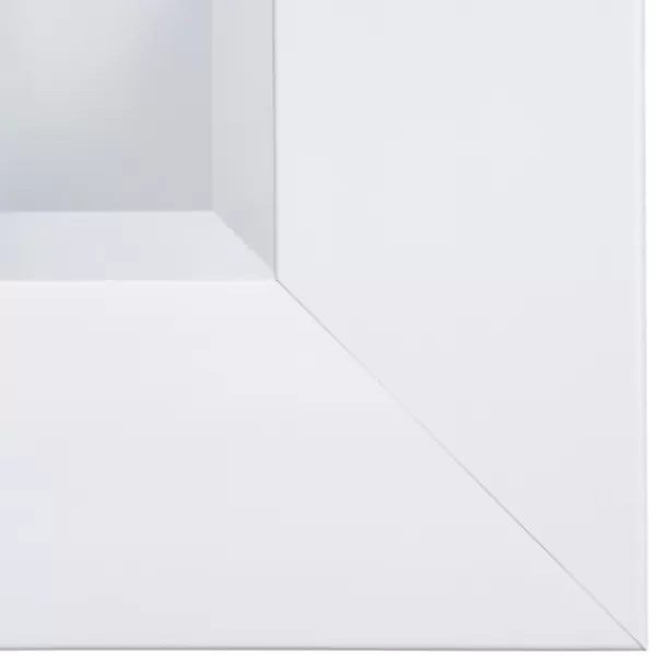 Framed Mirrors-Kirkland's Home White Rectangular Frame Wall Mirror