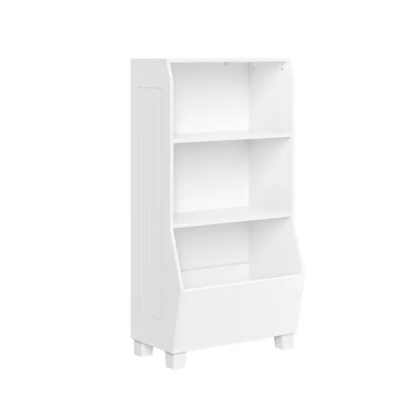 Bookshelves-Kirkland's Home White Toy Organizer Cubby Bookshelf