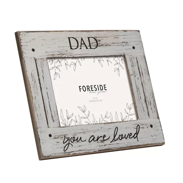 Picture Frames-Kirkland's Home Whitewashed Dad Picture Frame, 5X7