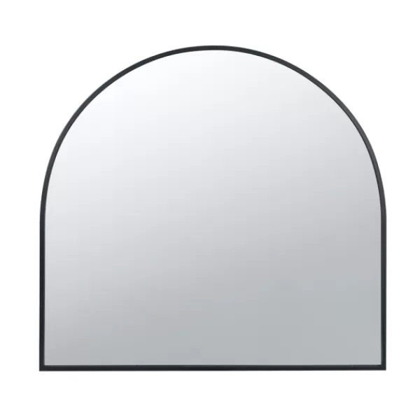 Decorative Mirrors-Kirkland's Home Wide Arched Wall Mirror Black