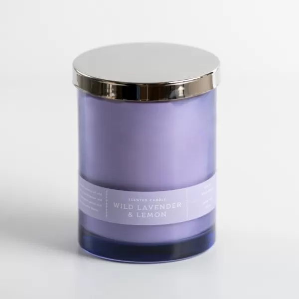 Candles-Kirkland's Home Wild Lavender & Lemon Single Wick Jar Candle Purple