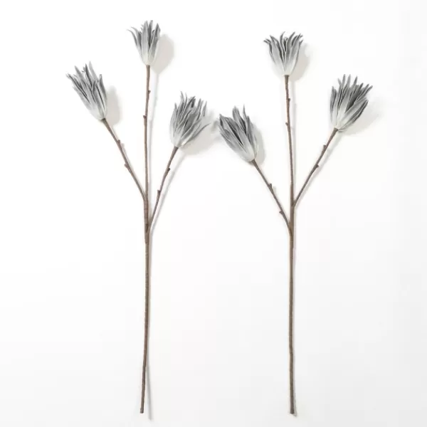 Stems & Bouquets-Kirkland's Home Wildflower Blossom Stem Gray