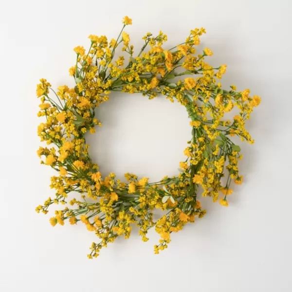 Wreaths-Kirkland's Home Wildflower Wreath Yellow
