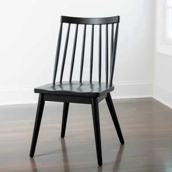 Dining Chairs-Kirkland's Home Windsor Dining Chair Black