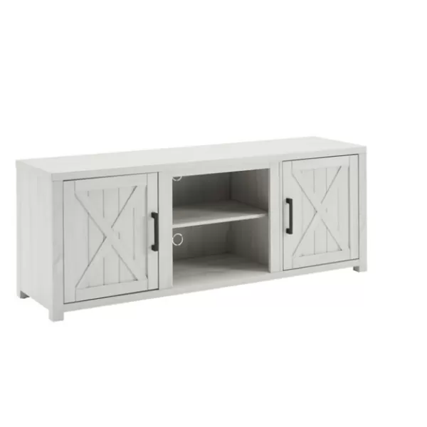 Tv Stands & Media Consoles-Kirkland's Home Wood Farmhouse Media Cabinet White