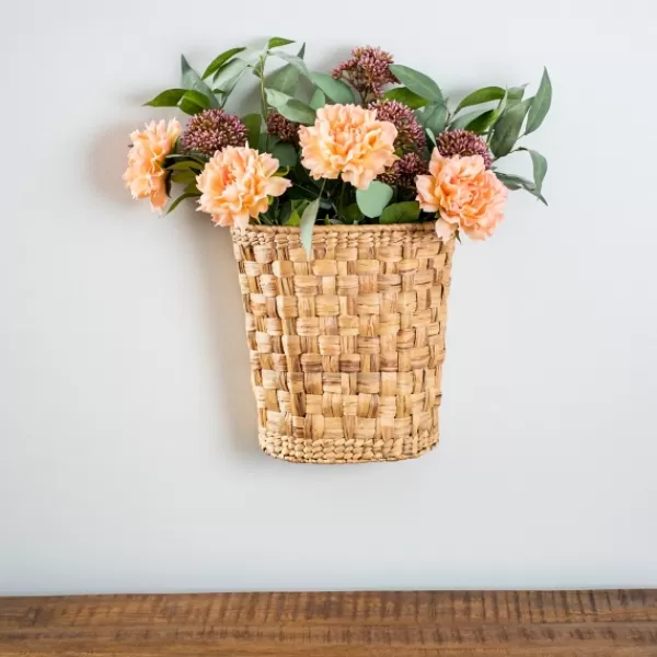 Wall Storage-Kirkland's Home Woven Hyacinth Wall Pocket