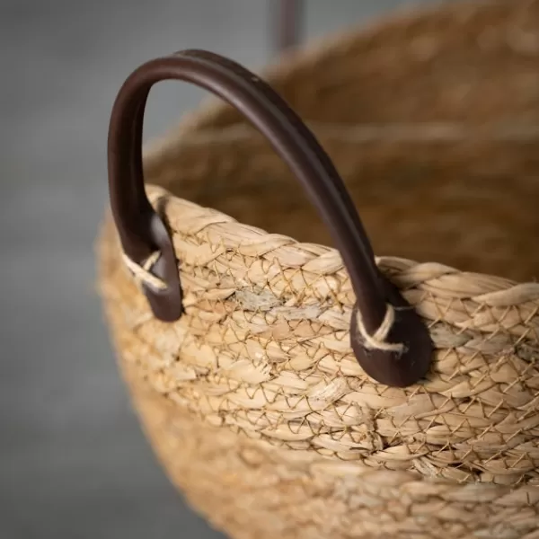 Baskets & Boxes-Kirkland's Home Woven Wicker Baskets With Handles, Set Of 2 Brown