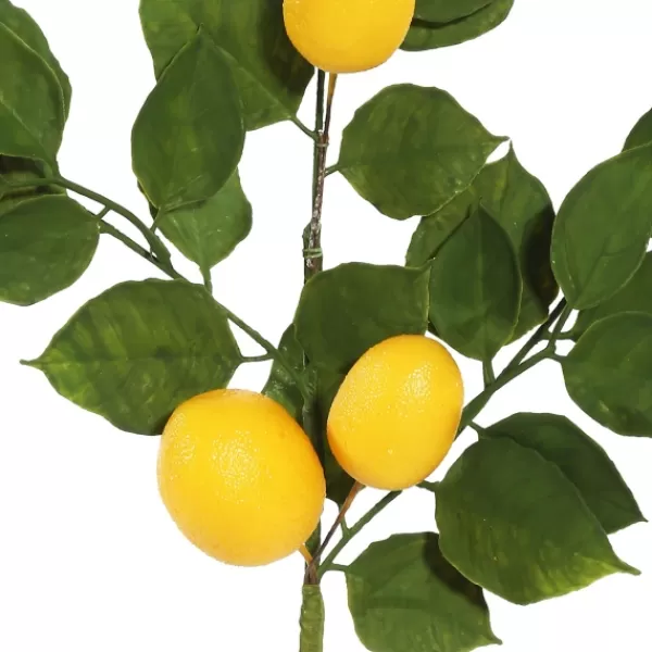 Arrangements & Greenery-Kirkland's Home Yellow Lemon Leaf Garland Green/Yellow